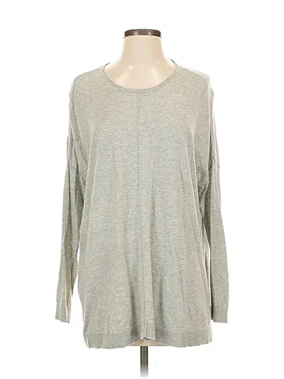 Pre-owned Cabi Long Sleeve T-shirt In Gray