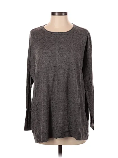 Pre-owned Cabi Long Sleeve T-shirt In Gray