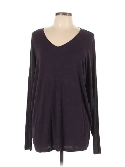 Pre-owned Cabi Long Sleeve T-shirt In Purple