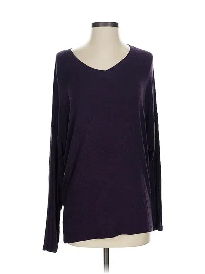 Pre-owned Cabi Long Sleeve T-shirt In Purple