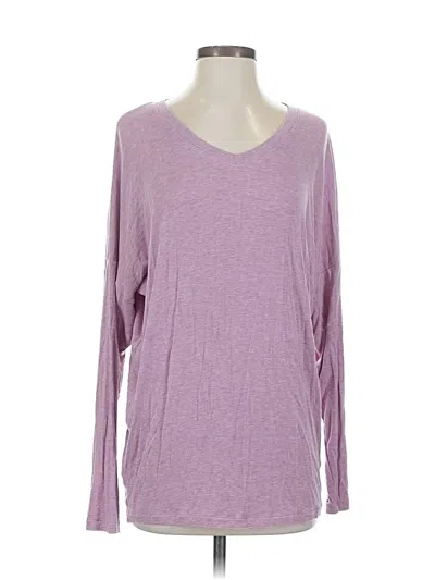 Pre-owned Cabi Long Sleeve T-shirt In Purple