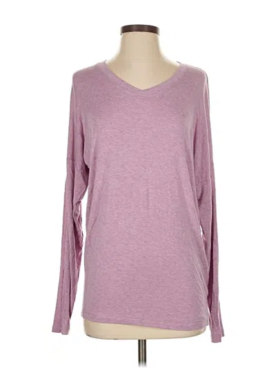 Pre-owned Cabi Long Sleeve T-shirt In Purple