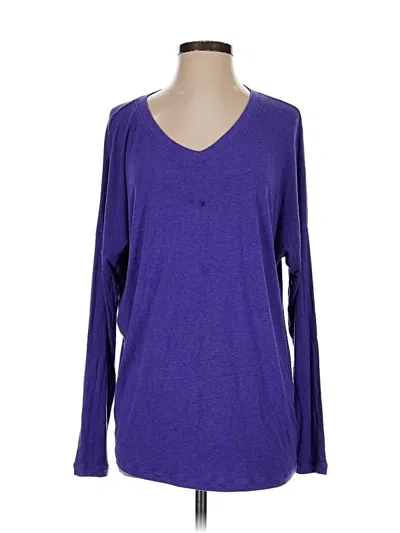 Pre-owned Cabi Long Sleeve T-shirt In Purple