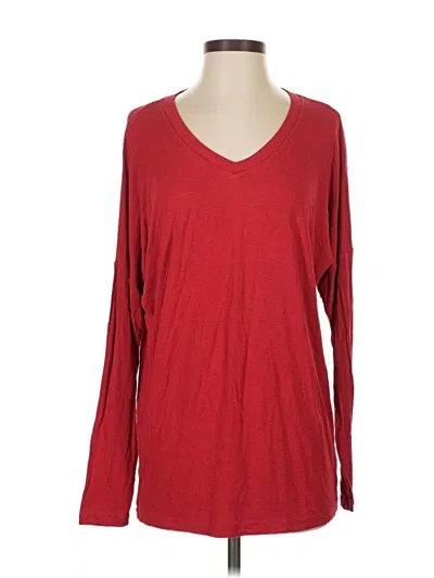 Pre-owned Cabi Long Sleeve T-shirt In Red