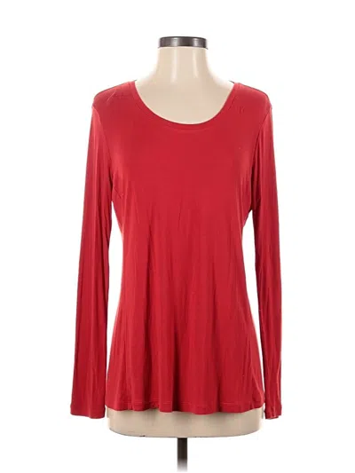 Pre-owned Cabi Long Sleeve T-shirt In Red