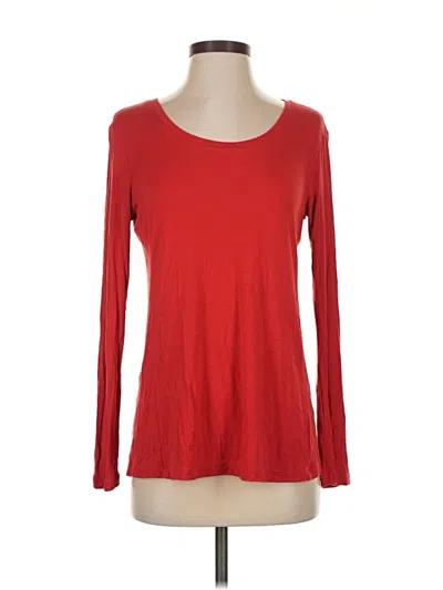Pre-owned Cabi Long Sleeve T-shirt In Red