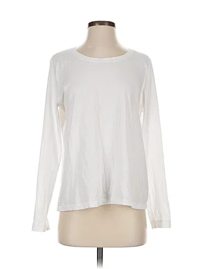 Pre-owned Cabi Long Sleeve T-shirt In White