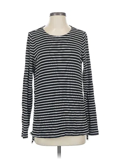 Pre-owned Cabi Long Sleeve Top Black Boatneck Tops