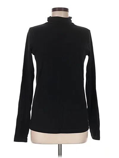 Pre-owned Cabi Long Sleeve Top Black Turtleneck Tops
