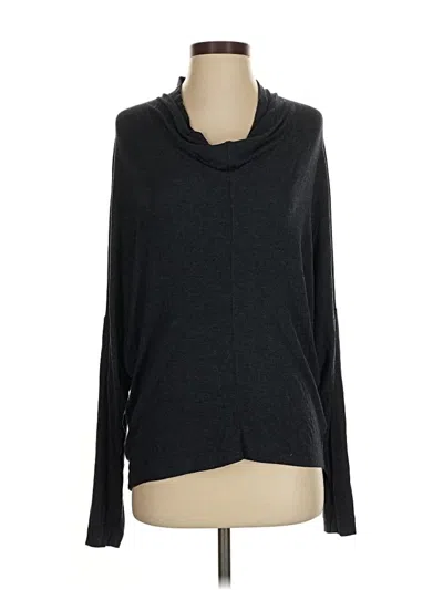 Pre-owned Cabi Long Sleeve Top Gray Cowl Neck Tops