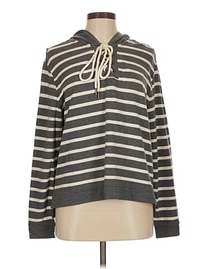 Pre-owned Cabi Long Sleeve Top Gray Cowl Neck Tops