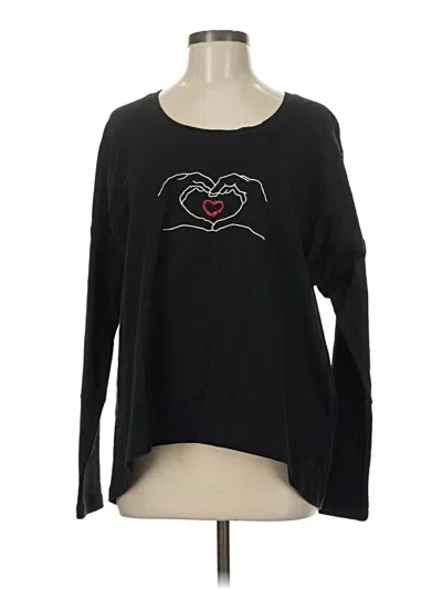Pre-owned Cabi Long Sleeve T-shirt In Black