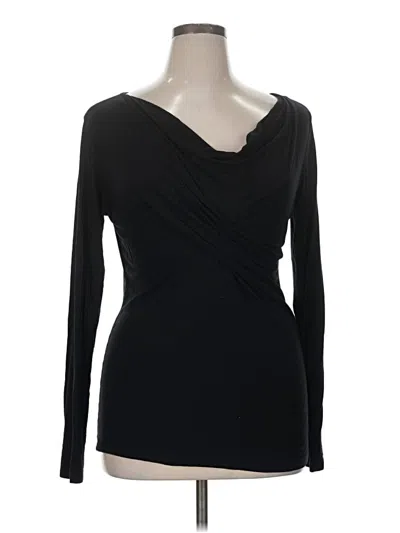 Pre-owned Cabi Long Sleeve T-shirt In Black