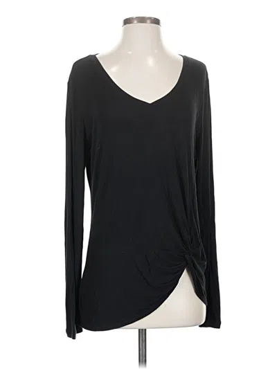 Pre-owned Cabi Long Sleeve T-shirt In Black
