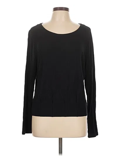 Pre-owned Cabi Long Sleeve T-shirt In Black