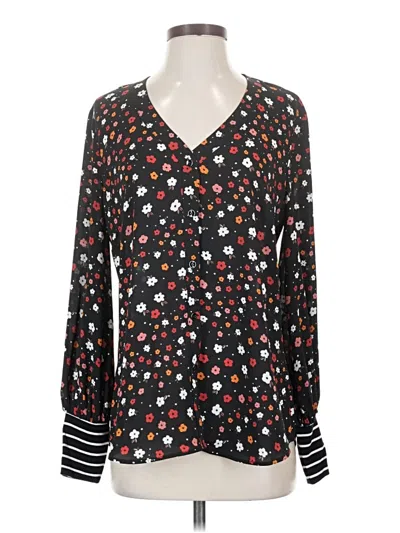 Pre-owned Cabi Long Sleeve T-shirt In Black