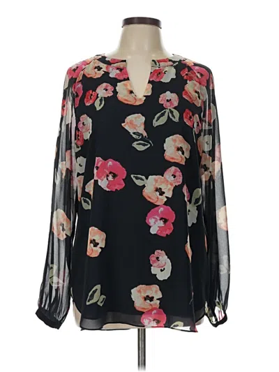 Pre-owned Cabi Long Sleeve T-shirt In Black