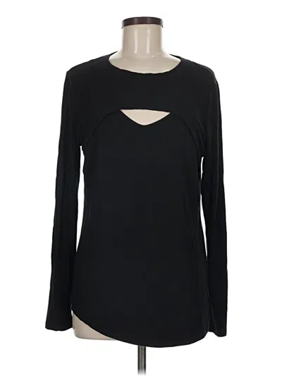 Pre-owned Cabi Long Sleeve T-shirt In Black