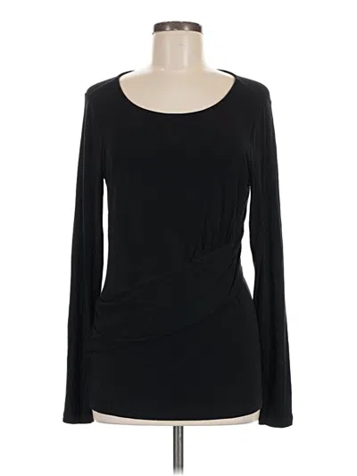 Pre-owned Cabi Long Sleeve T-shirt In Black