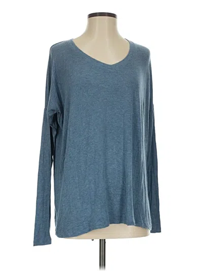 Pre-owned Cabi Long Sleeve T-shirt In Blue