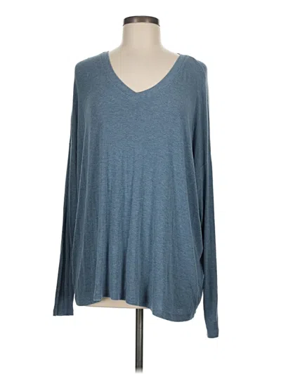 Pre-owned Cabi Long Sleeve T-shirt In Blue