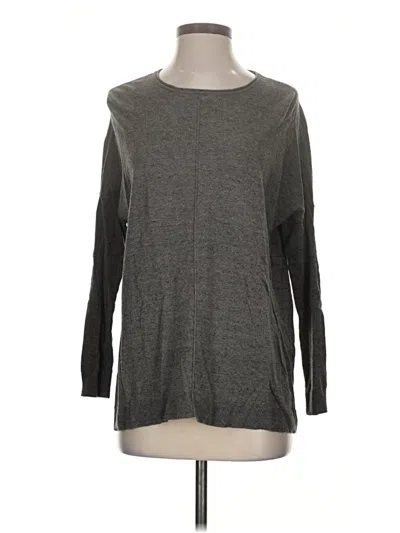 Pre-owned Cabi Long Sleeve T-shirt In Gray