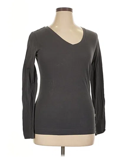 Pre-owned Cabi Long Sleeve T-shirt In Gray