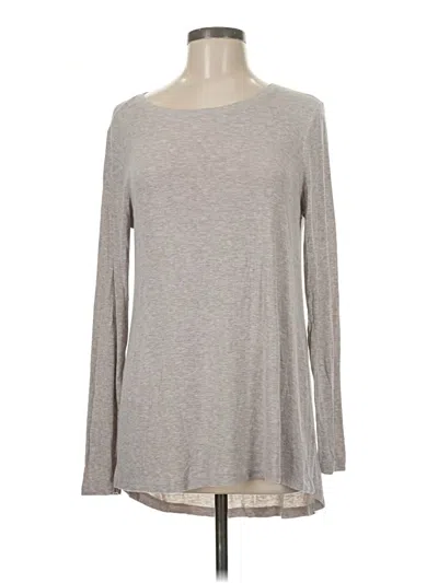 Pre-owned Cabi Long Sleeve T-shirt In Gray