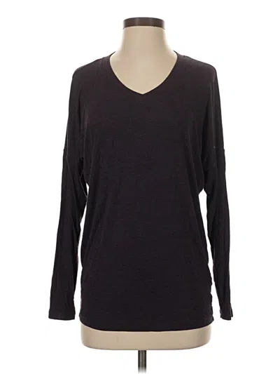 Pre-owned Cabi Long Sleeve T-shirt In Gray