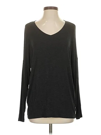 Pre-owned Cabi Long Sleeve T-shirt In Gray