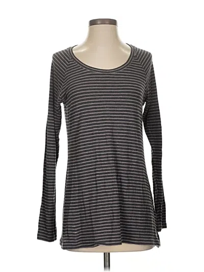Pre-owned Cabi Long Sleeve T-shirt In Gray