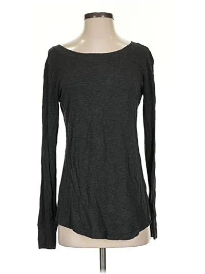 Pre-owned Cabi Long Sleeve T-shirt In Gray