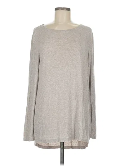 Pre-owned Cabi Long Sleeve T-shirt In Gray