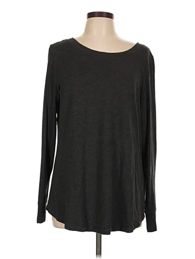 Pre-owned Cabi Long Sleeve T-shirt In Gray
