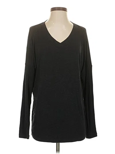 Pre-owned Cabi Long Sleeve T-shirt In Gray