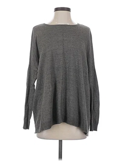 Pre-owned Cabi Long Sleeve T-shirt In Gray