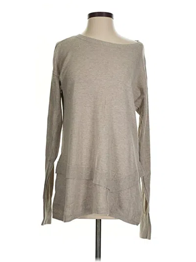 Pre-owned Cabi Long Sleeve T-shirt In Gray
