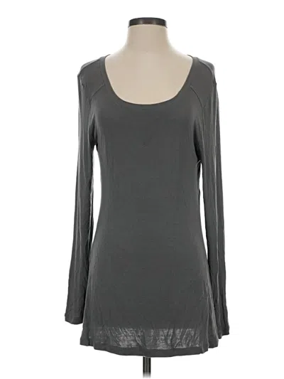 Pre-owned Cabi Long Sleeve T-shirt In Gray