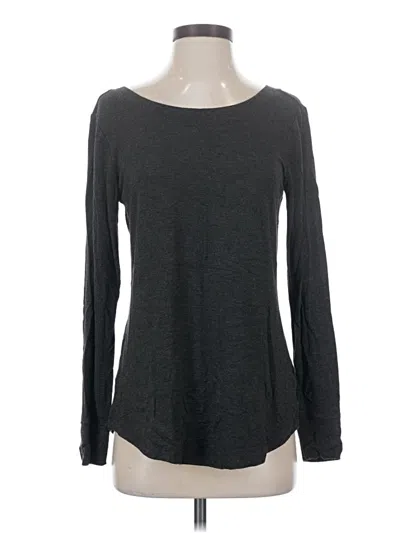 Pre-owned Cabi Long Sleeve T-shirt In Gray