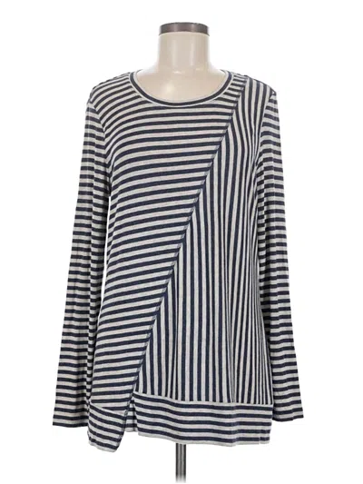Pre-owned Cabi Long Sleeve T-shirt In Gray