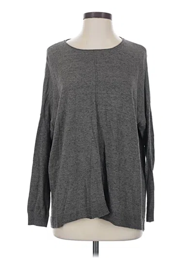 Pre-owned Cabi Long Sleeve T-shirt In Gray