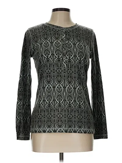 Pre-owned Cabi Long Sleeve T-shirt In Green