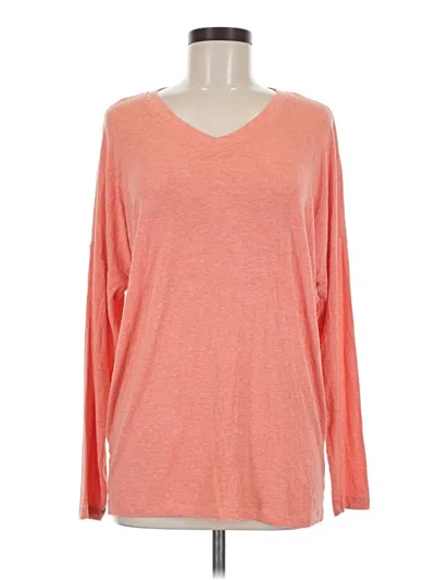 Pre-owned Cabi Long Sleeve T-shirt In Orange