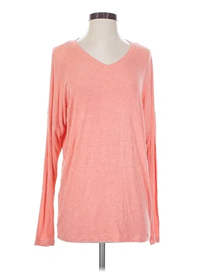 Pre-owned Cabi Long Sleeve T-shirt In Orange