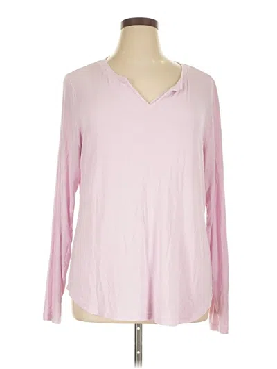 Pre-owned Cabi Long Sleeve T-shirt In Pink