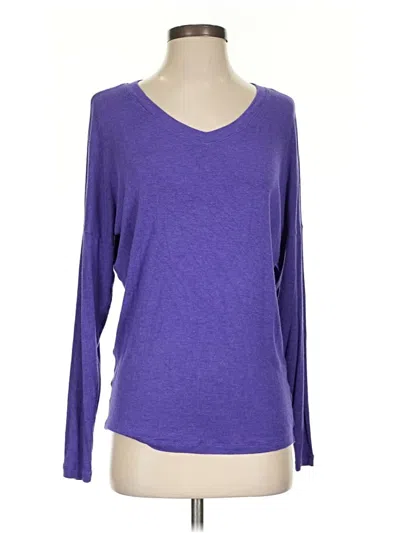Pre-owned Cabi Long Sleeve T-shirt In Purple