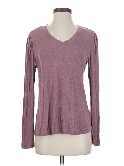 Pre-owned Cabi Long Sleeve T-shirt In Purple