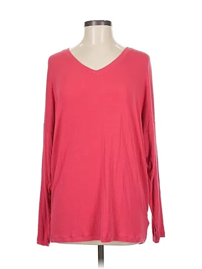 Pre-owned Cabi Long Sleeve T-shirt In Red