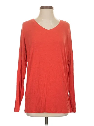 Pre-owned Cabi Long Sleeve T-shirt In Red