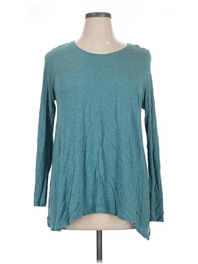 Pre-owned Cabi Long Sleeve T-shirt In Teal